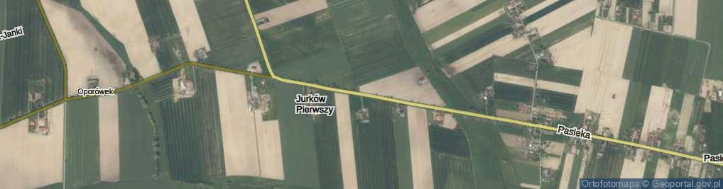 Zdjęcie satelitarne Jurków Pierwszy ul.